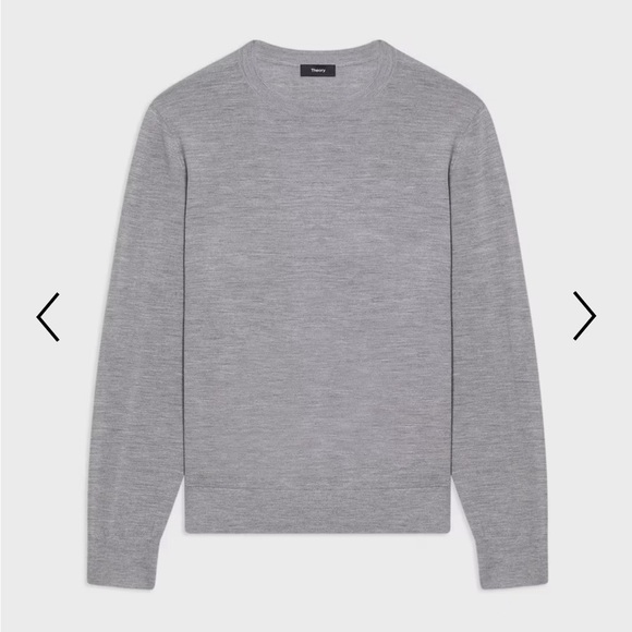 Theory - Wool Crewneck - XL - Grey - Picture 4 of 4